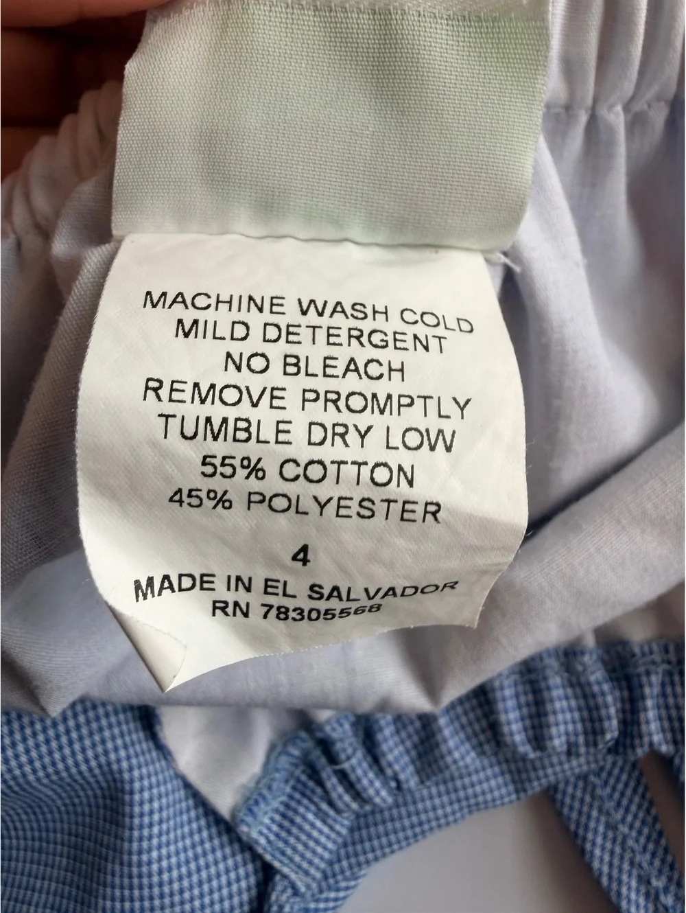 Zuccini Vintage Girls Blue Gingham Sailboat Halter Sunsuit Size 4